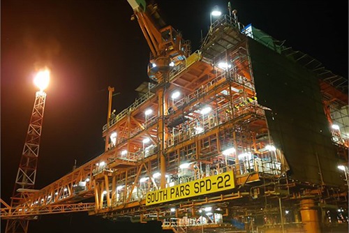 1st South Pars Phase 22-24 Platform Online