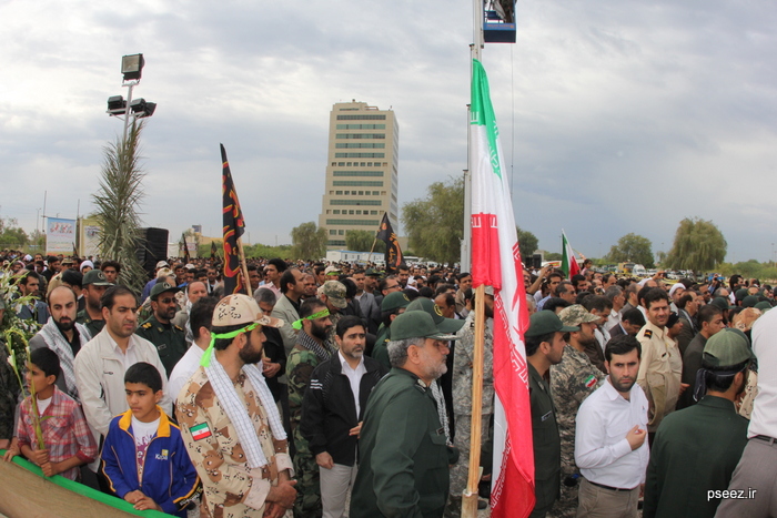 تشییع دو شهید گمنام