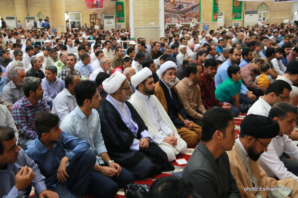 نماز عید فطر کنگان 7