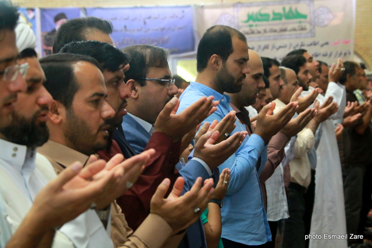 نماز عید فطر کنگان 22