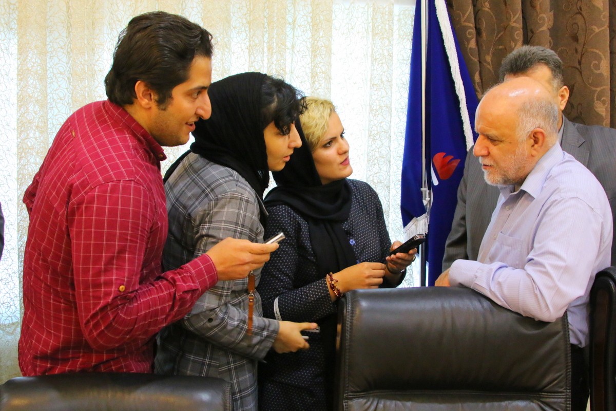 نشست خبری وزیر نفت در عسلویه 8