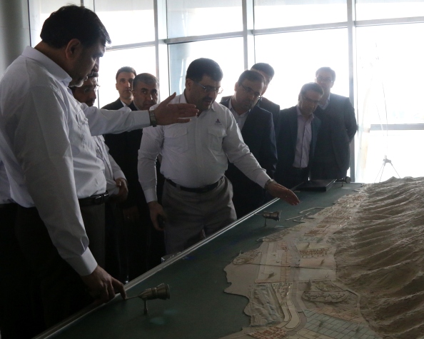 بازدید مهندس کاردر و عادل آذر از پارس جنوبی 8