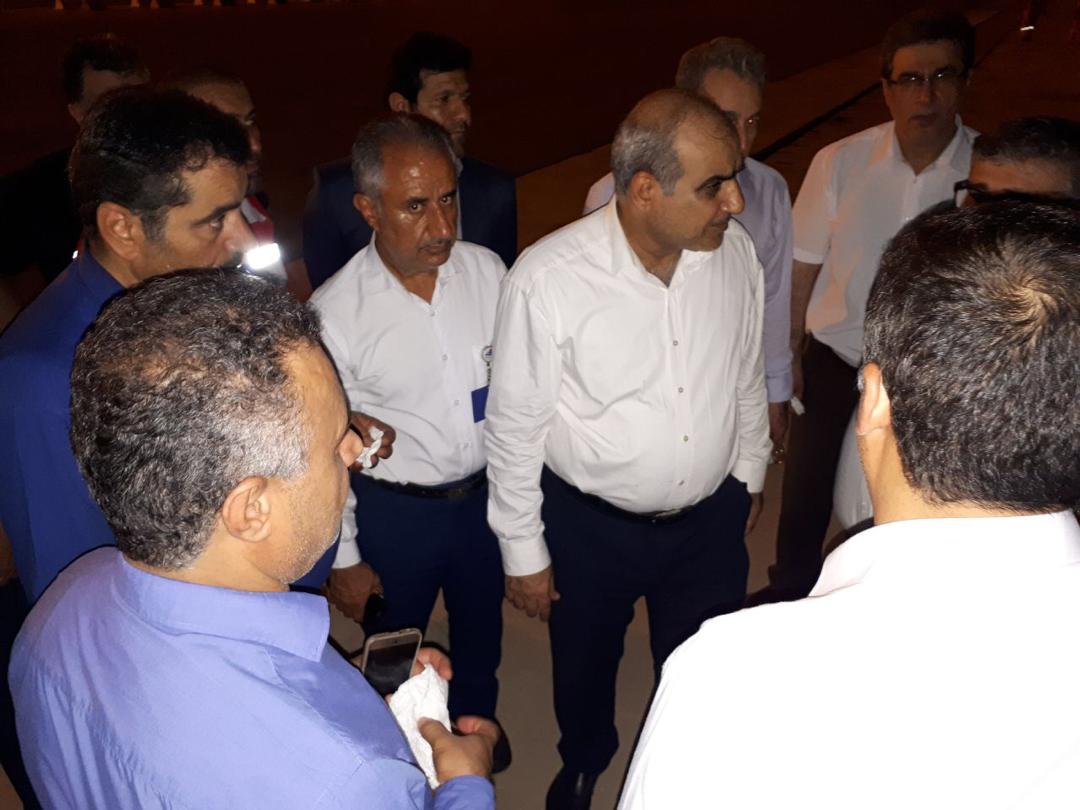 بازدید میدانی مدیر عامل از تاسیسات  <strong class='sis-keyword'>پارس جنوبی</strong> 13