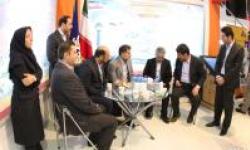 بازدید مدیر عامل شرکت ملی نفت ایران از غرفه سازمان منطقه ویژه در هجدهمین نمایشگاه بین المللی نفت، گاز، پالایش و پتروشیمی