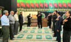 عزاداری تاسوعای حسینی در مسجد منطقه ویژه پارس