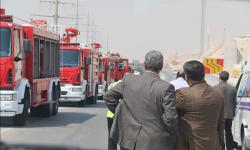 گزارش تصویری 1/برگزاری مانور نشت مواد شیمیایی منطقه ویژه پارس