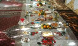 سفره 800 متری وحدت شیعه و سنی در عسلویه گسترده شد