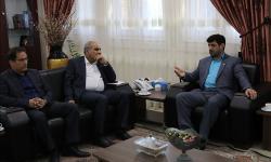 نشست مدیر عامل سازمان منطقه ویژه پارس و مدیر کل تامین اجتماعی استان بوشهر