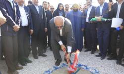 آیین کلنگ زنی تاسیسات آب شیرین کن سیراف جم