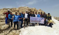 رکورد سریعترین صعود به قله کوه سفیدلنده  توسط گروه کوهنوردی منطقه ویژه پارس