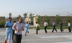 برگزاری ورزش صبحگاهی در بیمارستان توحید جم