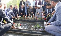 هفته دولت با تجدید میثاق با آرمان های شهدا در منطقه ویژه پارس آغاز شد
