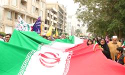 راهپیمایی یوم الله ۲۲ بهمن در عسلویه برگزار شد