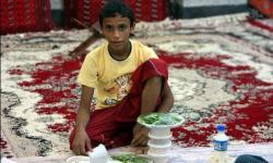 گزارش تصویری/ افطار با ایتام بخش عسلویه