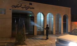 عملیات ضد عفونی شهر دیر به همت HSE سازمان منطقه ویژه پارس
