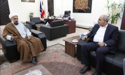 دیدار امام جمعه شهرستان جم با مدیر عامل سازمان منطقه ویژه پارس