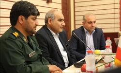 مهندس موسوی با فرمانده ناحیه مقاومت بسیج خاتم الانبیاء سپاه ناحیه عسلویه دیدار کرد