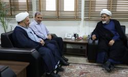 نشست مشاور فرهنگی وزیر نفت و رییس شورای اقامه نماز وزارت نفت با مدیرعامل سازمان منطقه ویژه پارس