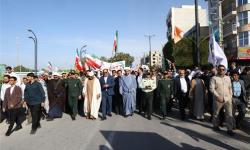 حضور پرشور کارکنان سازمان منطقه ویژه پارس در راهپیمایی یوم الله 22 بهمن