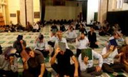 مراسم معنوی شب قدر در مسجد منطقه ویژه پارس