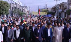 راهپیمایی 22 بهمن شهر عسلویه