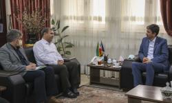 دیدار مدیر عامل بانک قرض الحسنه مهر ایران با مدیر عامل سازمان منطقه ویژه پارس