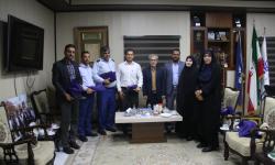 از برگزیده گان مسابقه مفاهیم قرآن ویژه کارکنان حراست های منطقه ویژه پارس تقدیر شد