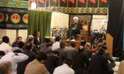 مراسم عزاداری اربعین حسینی با حضور امام جمعه عسلویه