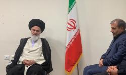 دیدار مدیر عامل سازمان منطقه ویژه پارس با آیت الله حسینی بوشهری