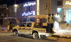ضد عفونی شهرهای بیدخون و چاه مبارک شهرستان عسلویه توسط اچ اس ایی سازمان منطقه ویژه پارس