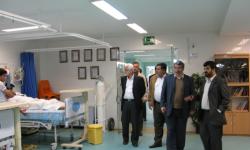 بازدید بازرس ملی طرح تکریم و سلامت اداری وزارت نفت از بهداشت و درمان صنعت نفت بوشهر