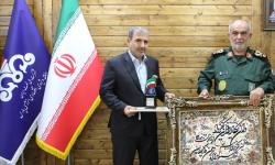 قدردانی فرمانده سپاه امام صادق(ع) استان بوشهر از مدیرعامل سازمان منطقه ویژه پارس