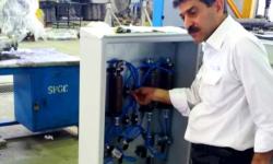 عملیات طراحی و ساخت پمپ پنوماتیکی با کنترل کننده پنوماتیک با موفقیت انجام شد