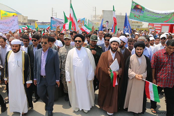 برگزاری راهپیمایی مراسم روز جهانی قدس در عسلویه