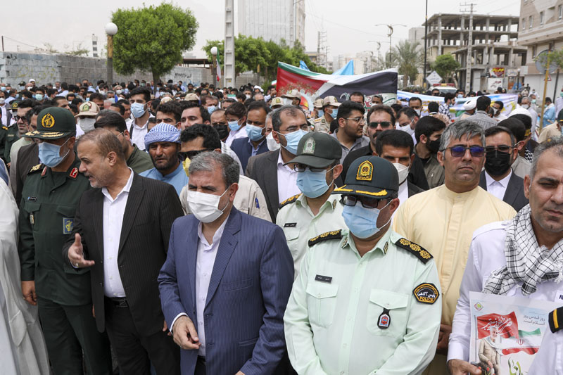 راهپیمایی روز جهانی قدس در عسلویه از دریچه دوربین