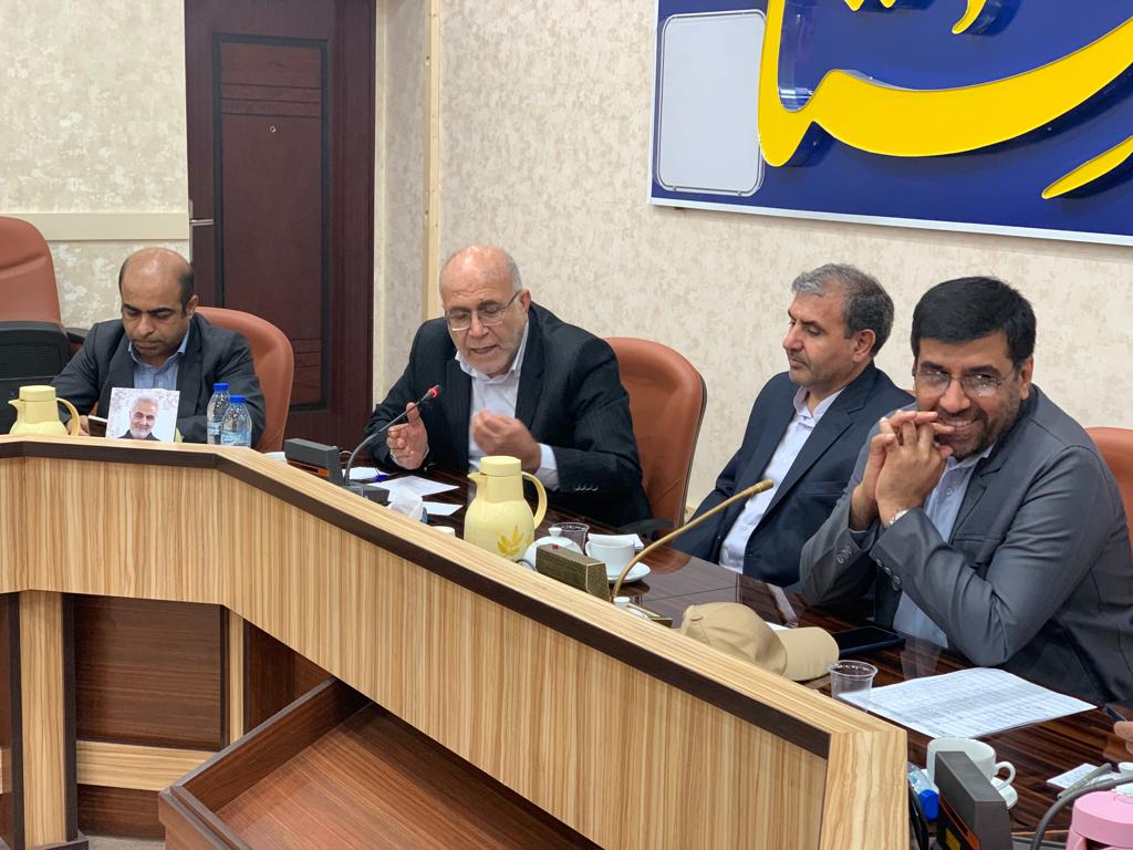 حضور مدیر عامل سازمان منطقه ویژه پارس در جلسه شورای اداری شهرستان تنگستان