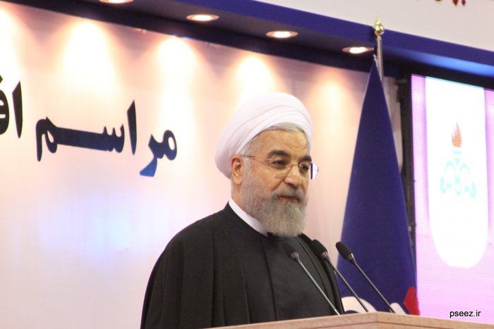 گزارش تصویری (2) /آئین گشایش فاز 12 پارس جنوبی با حضور رئیس جمهور