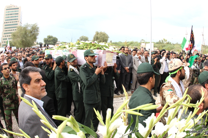 پیکر پاک دو شهید گمنام با حضور معاون وزیر نفت تشییع شد