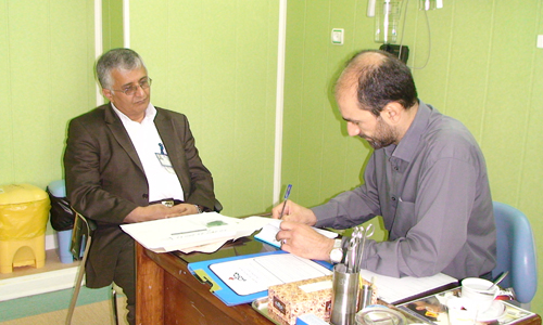 معاینات دوره ای طب صنعتی مدیران شرکت پالایش گاز فجر جم انجام شد