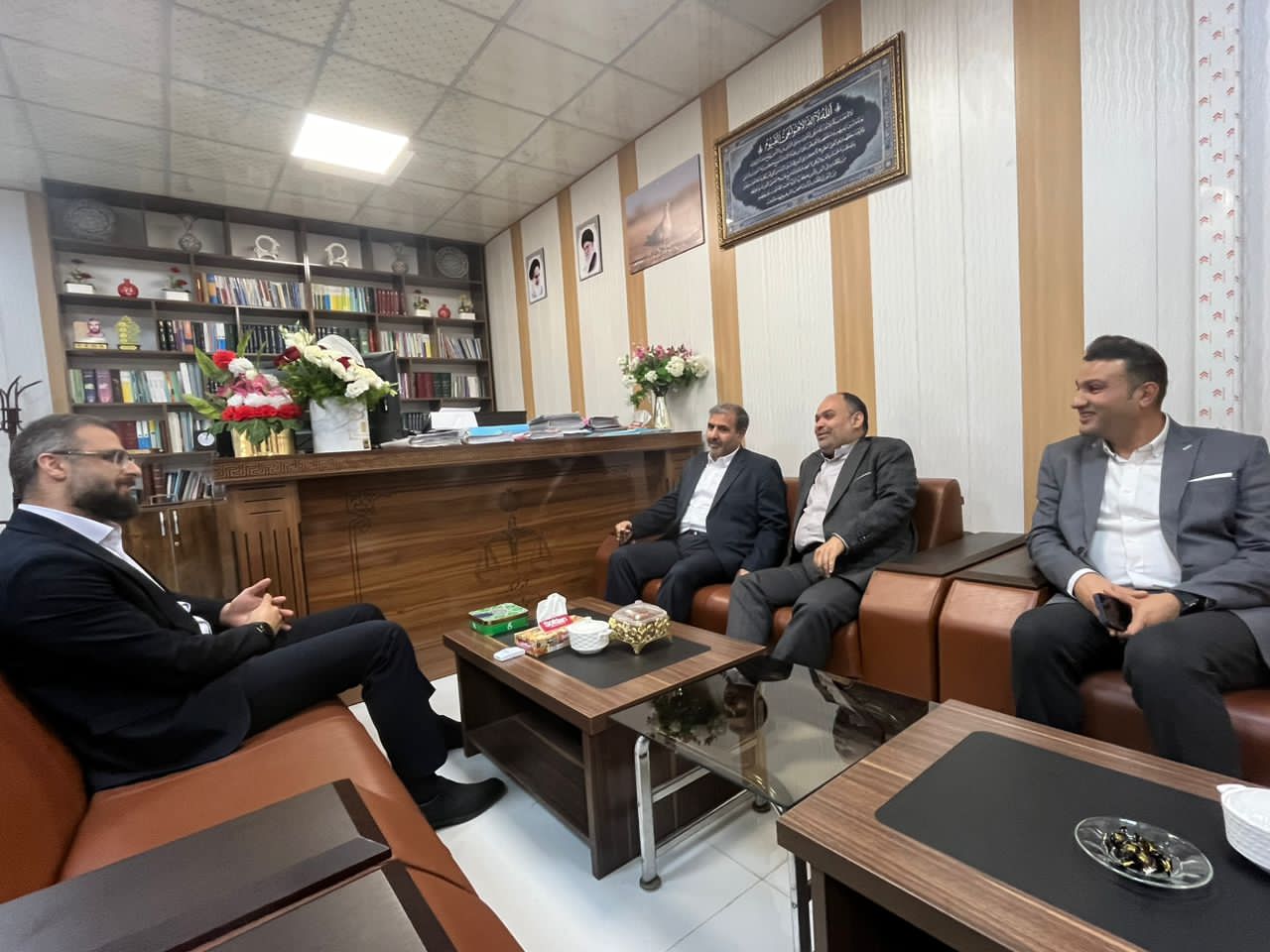 دیدار مدیرعامل سازمان منطقه ویژه پارس با رییس دادگستری و دادستان عمومی و انقلاب شهرستان عسلویه