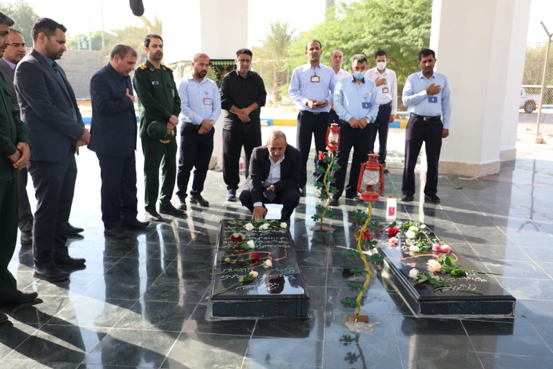 تجدید میثاق با آرمان&zwnj;های شهدا در اولین روز از هفته دفاع مقدس