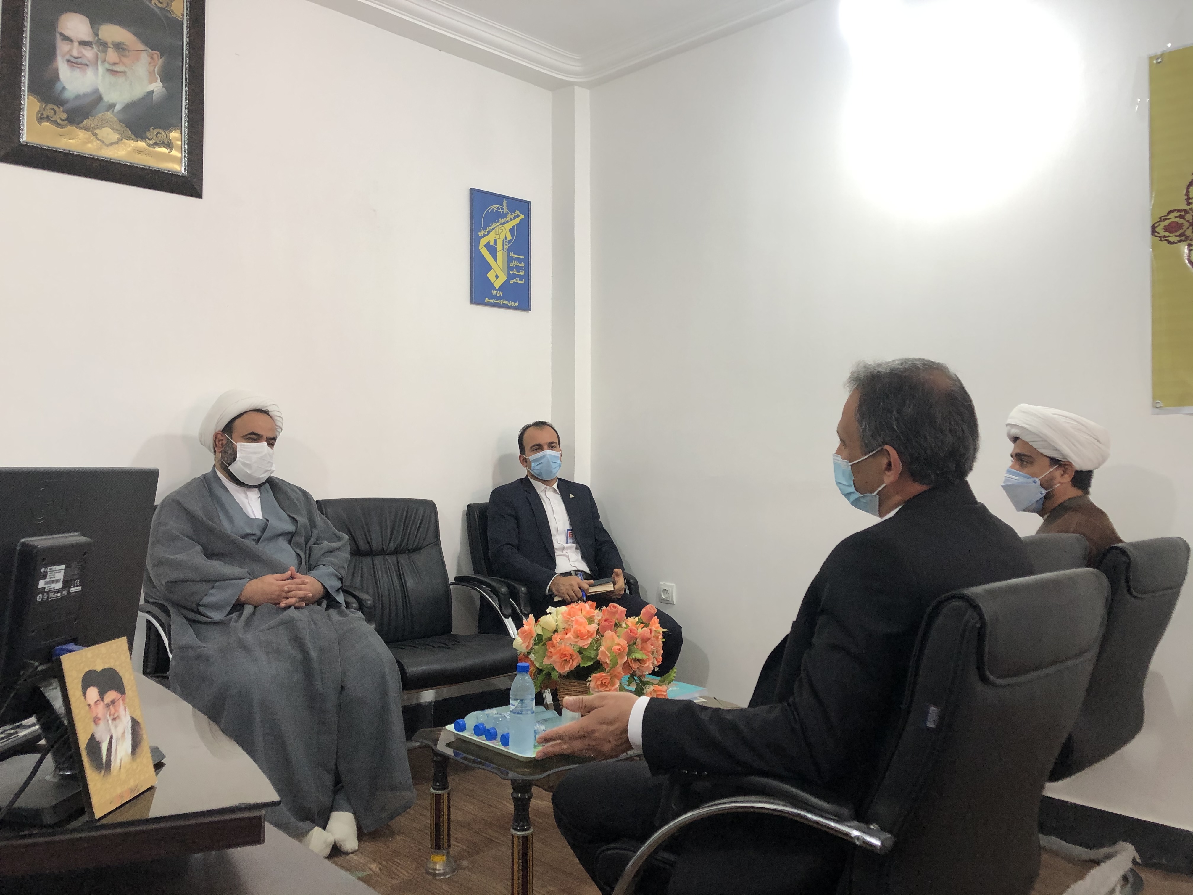 دیدار سرپرست روابط عمومی سازمان منطقه ویژه با امام جمعه سیراف