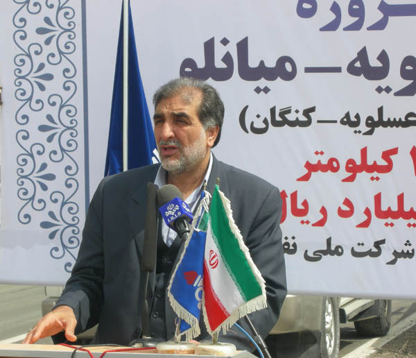 کمربندی عسلویه _ میانلو از بزرگترین پروژه های راه سازی کشور است