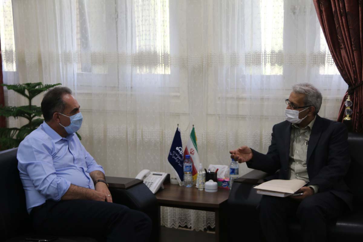 دیدار مدیر آموزش و پرورش شهرستان تنگتستان با مدیر عامل سازمان منطقه ویژه پارس