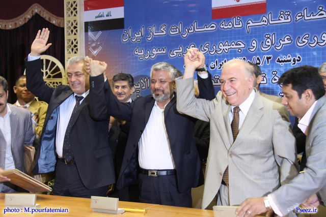 مراسم امضای  <strong class='sis-keyword'>تفاهم نامه</strong>  <strong class='sis-keyword'>صادرات</strong> گاز ایران به  <strong class='sis-keyword'>عراق</strong> و سوریه